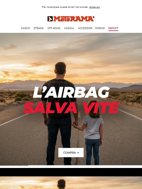 Non indossi ancora un airbag in moto?