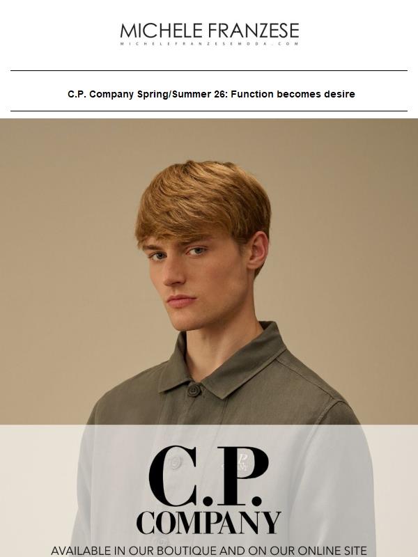 C.P. Company Spring/Summer 26: Function becomes desire