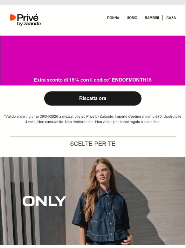 Extra sconto di 15% | ONLY Tall, KARL LAGERFELD & Stefanel ⎪ Sconti imperdibili