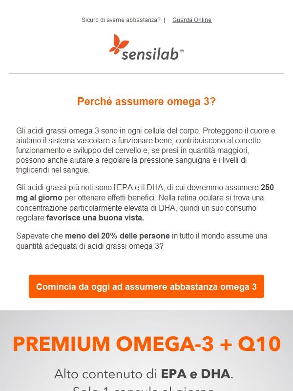 Il pieno di Omega 3 in una capsula🐟