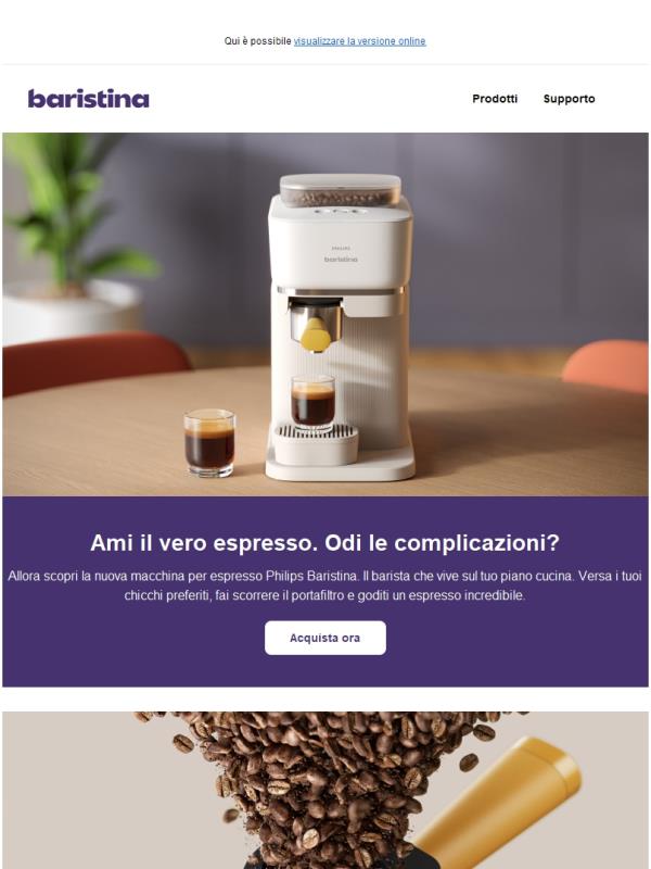☕ Ti presentiamo la macchina per espresso Philips Baristina