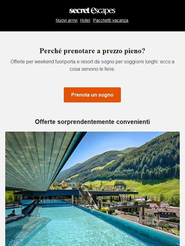 Programmi per il martedì: prenotare una vacanza