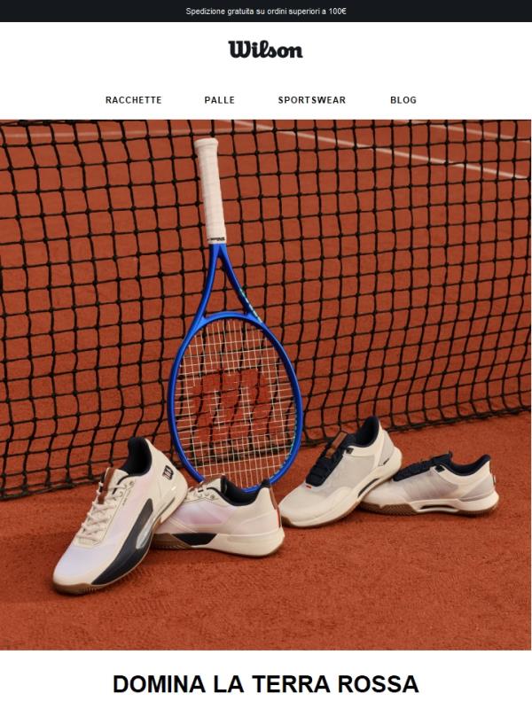 Indossa le nuove Intrigue e Rush 5 Clay Edition