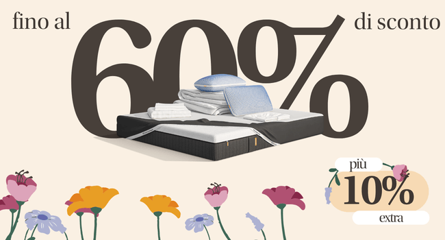 fino al 60% di sconto più 10% extra