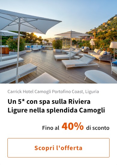 Un 5* con spa sulla Riviera Ligure nella splendida Camogli