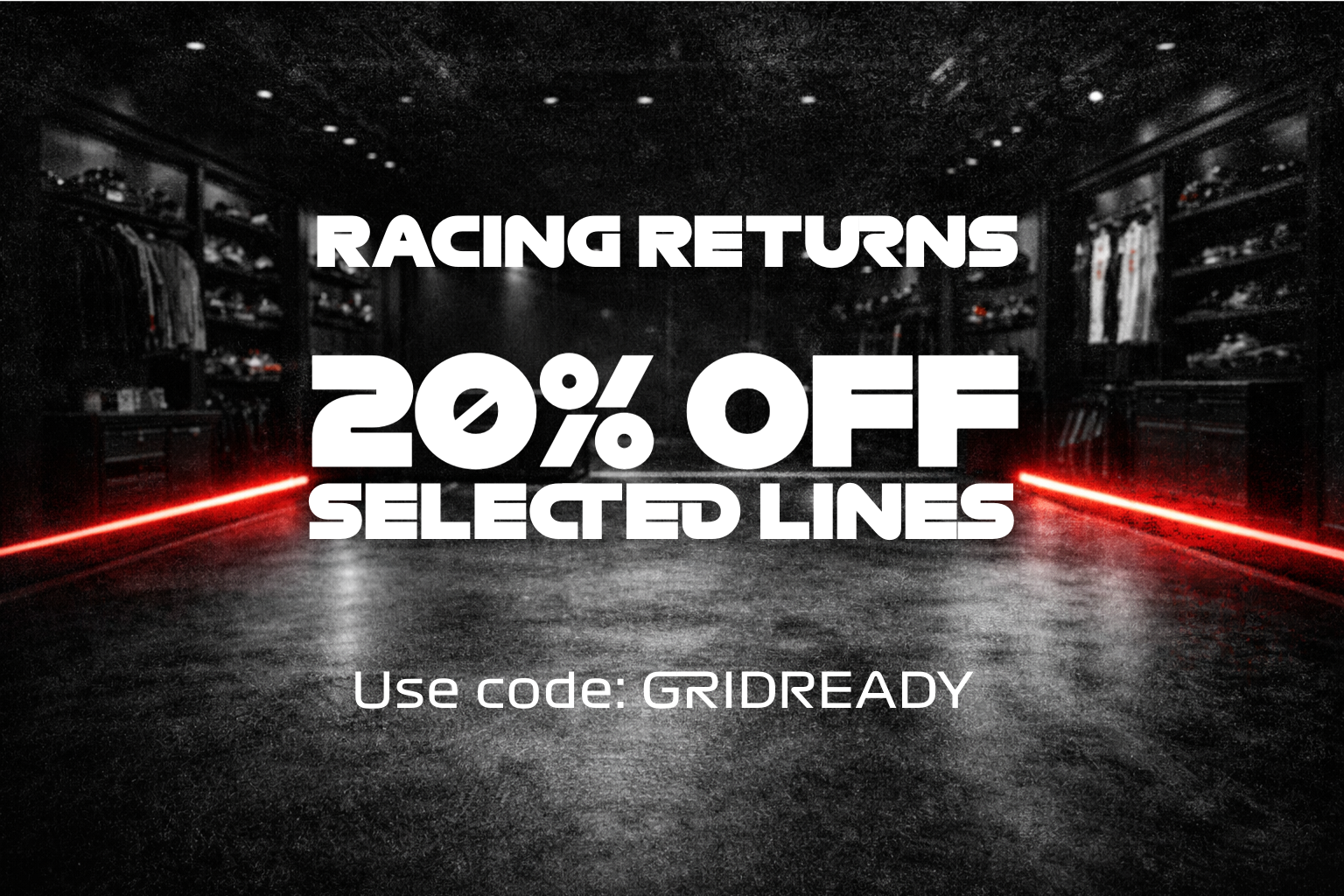 20% Off Selected Lines