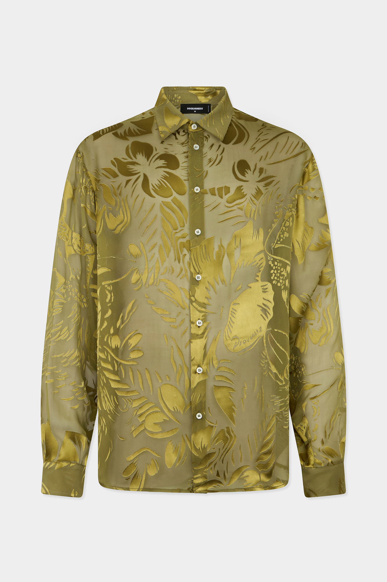 Dancing Flowers Sheer Shirt