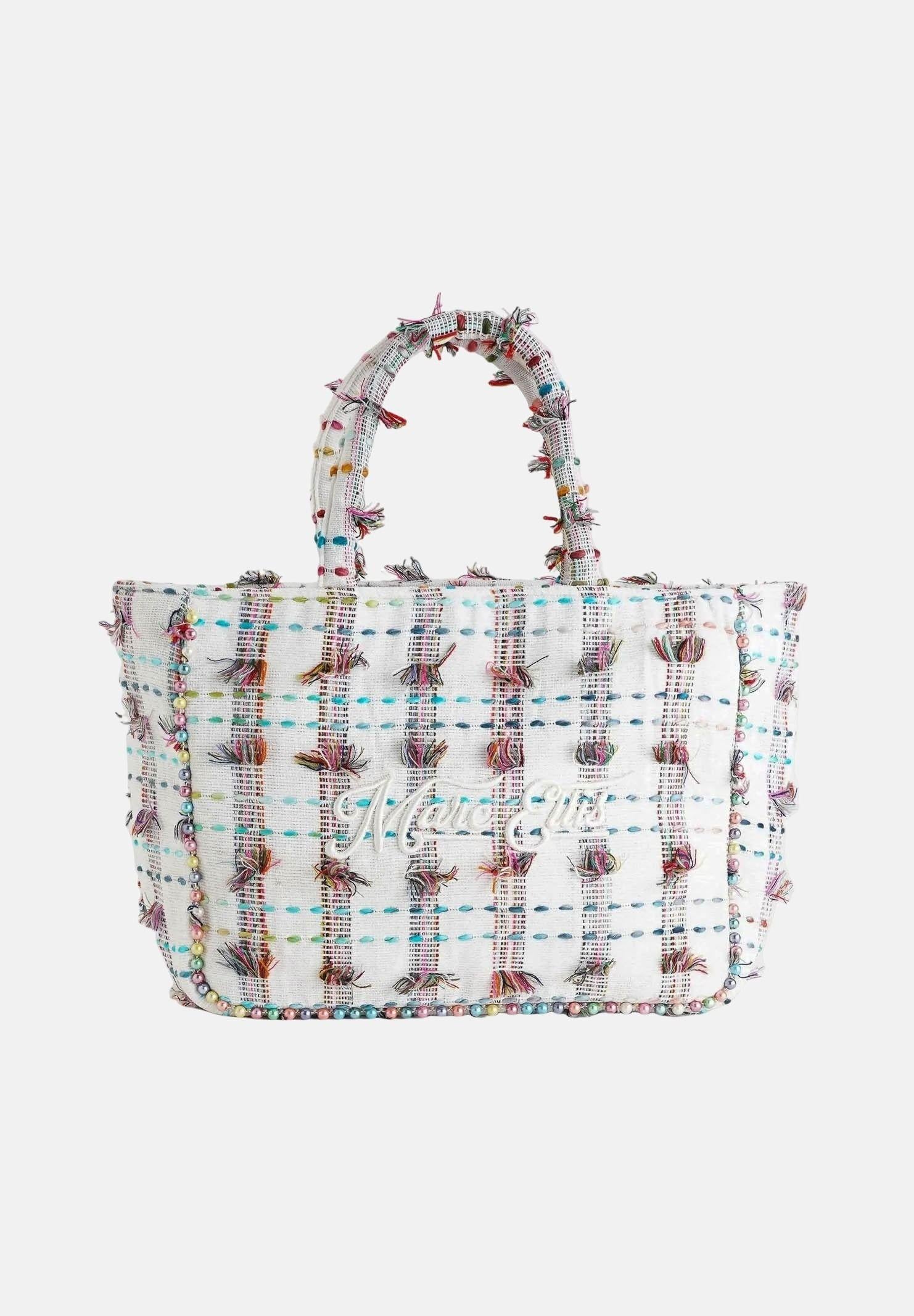 Image of MARC ELLIS Borsa mare Buby L Indy26 bianca da donna