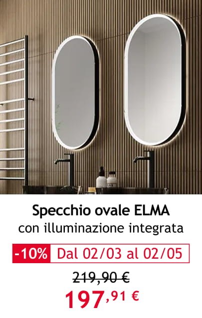 Specchio ovale ELMA 197,91 &euro; dal 02/03 al 02/05