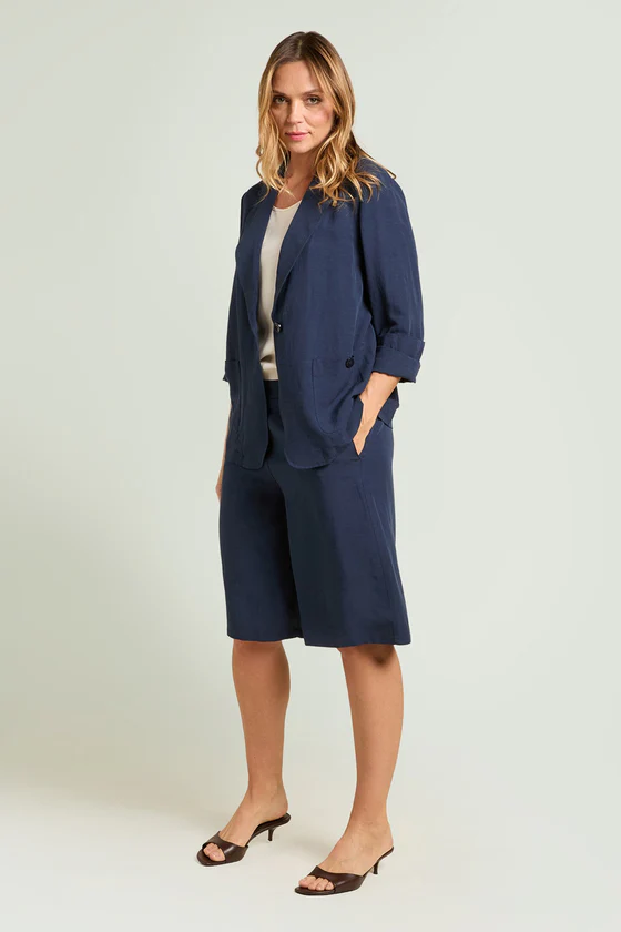 BERMUDA IN LINO-VISCOSA