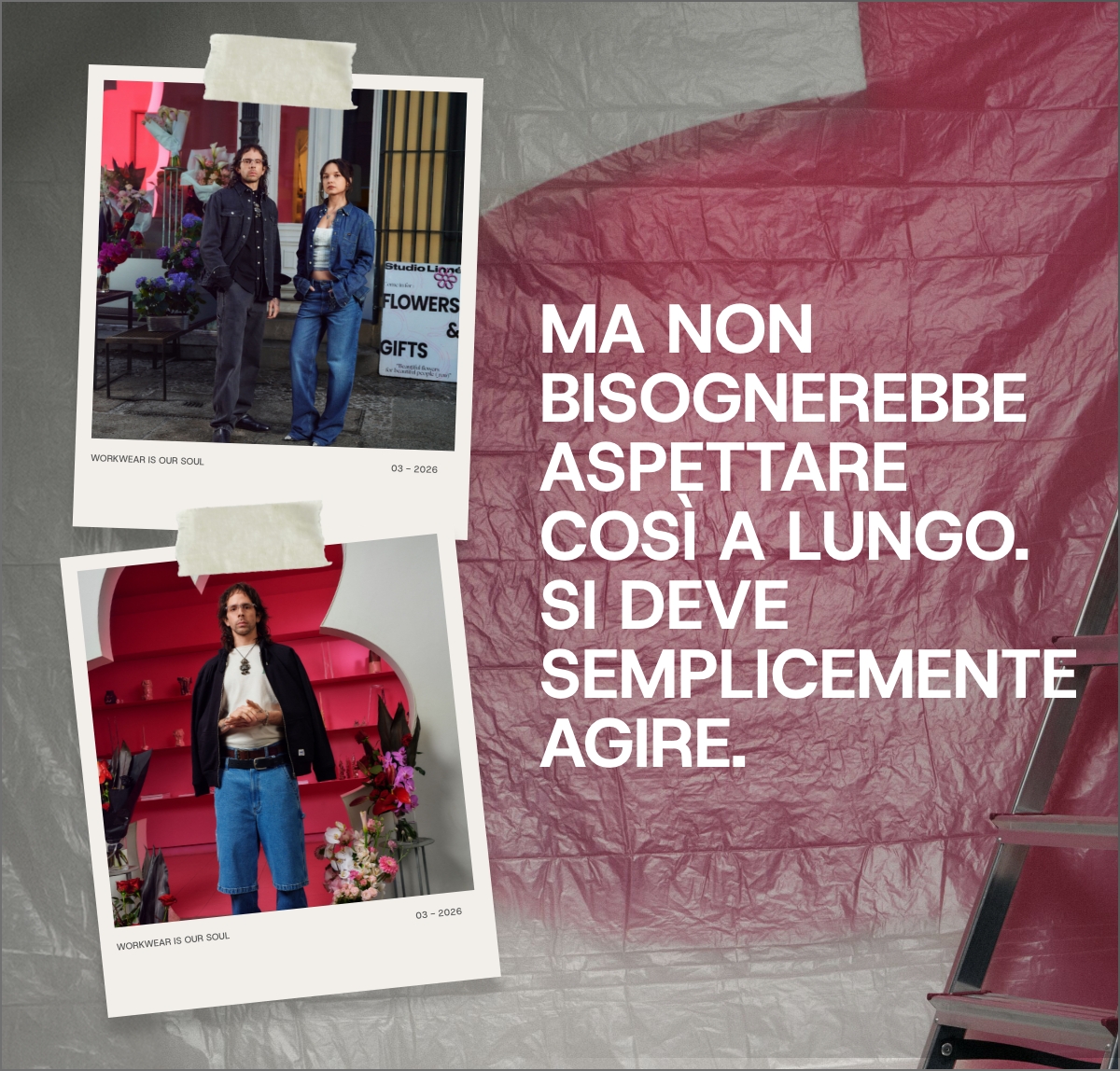 Ma non bisognerebbe aspettare così a lungo. Si deve semplicemente agire.