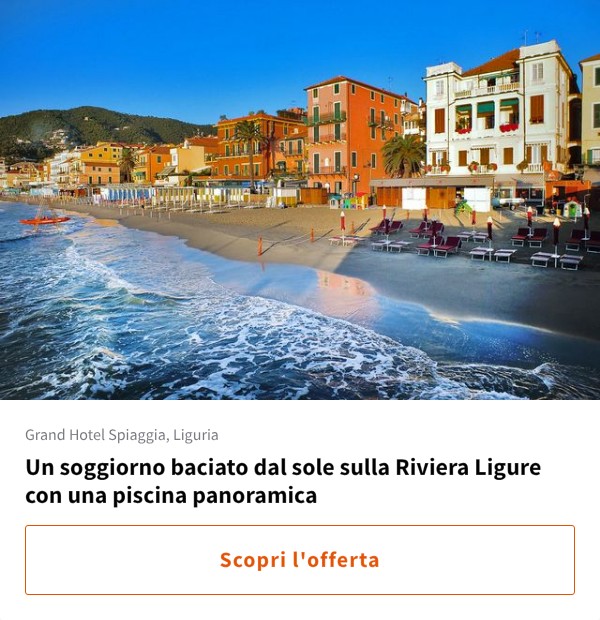 Un soggiorno baciato dal sole sulla Riviera Ligure con una piscina panoramica