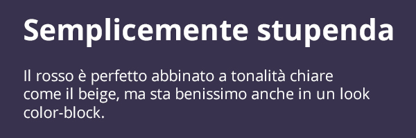 Semplicemente stupenda