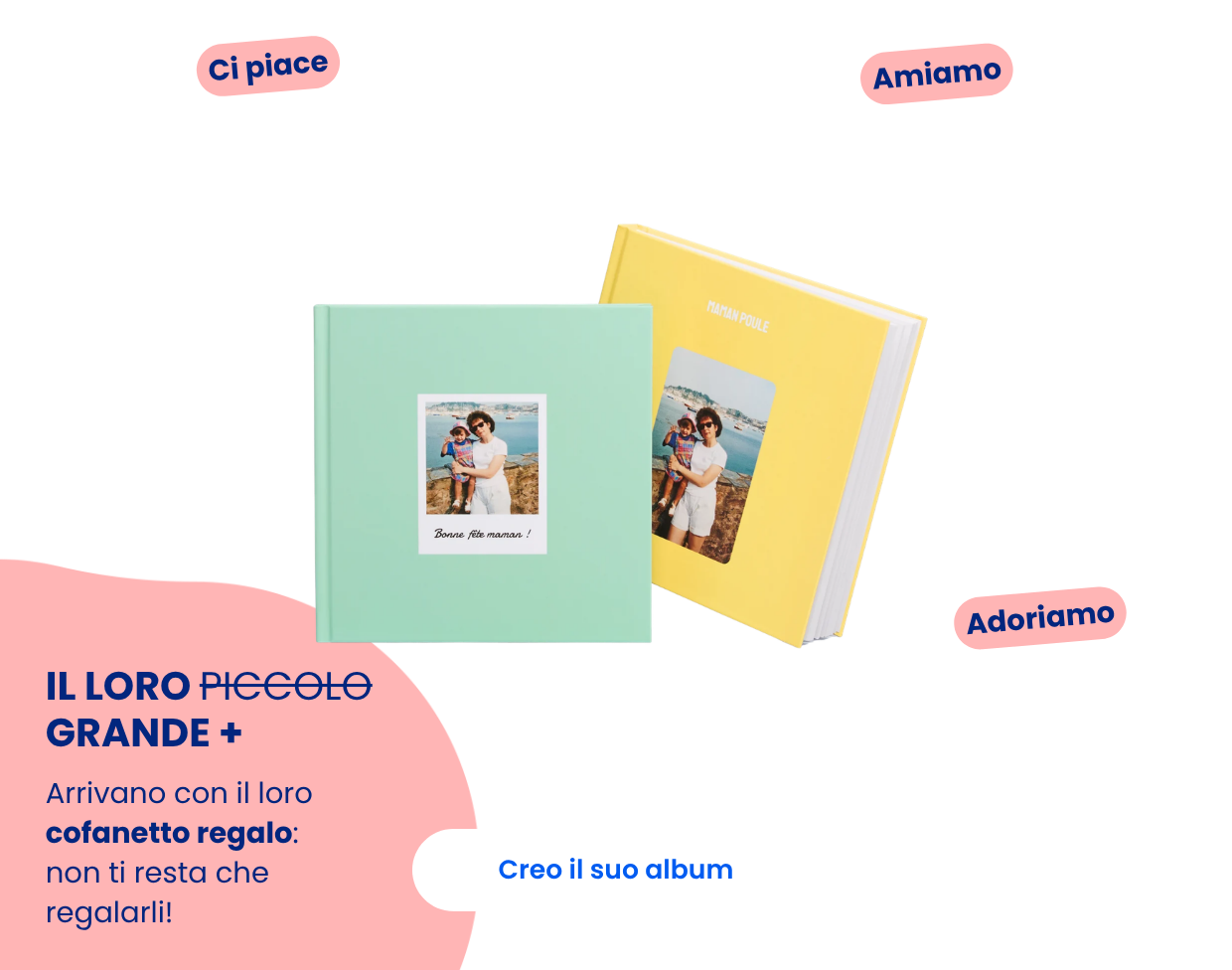 Ad ogni mamma il suo stile l'Album Fotografico Quadrato Piccolo