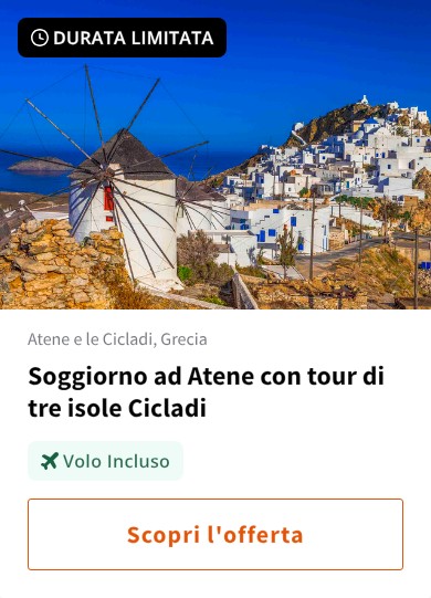 Soggiorno ad Atene con tour di tre isole Cicladi