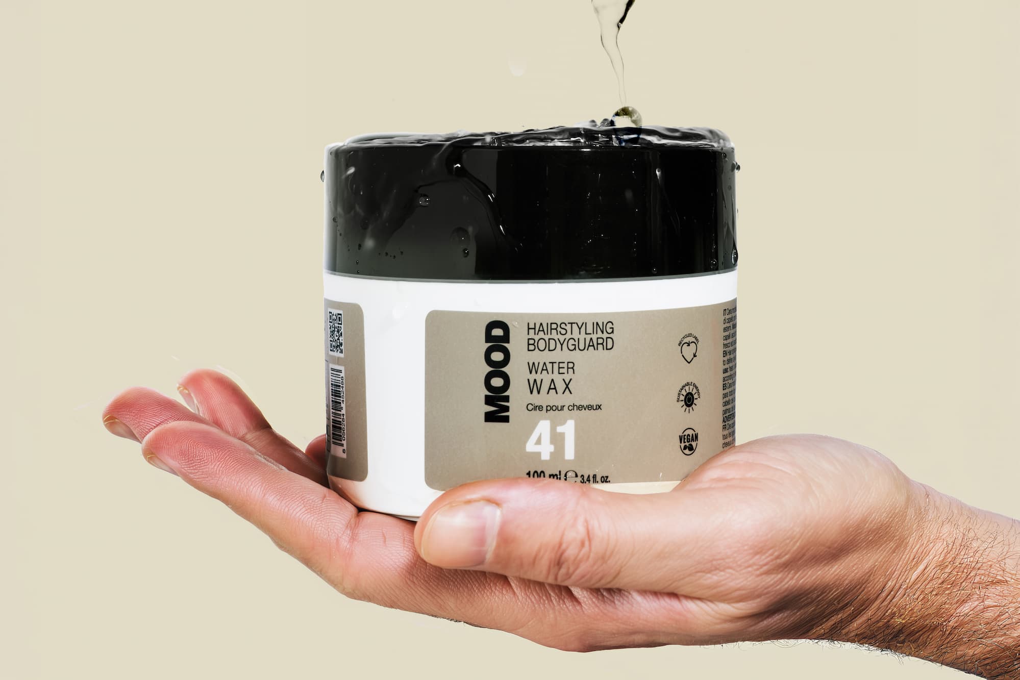 Cera ad acqua per capelli