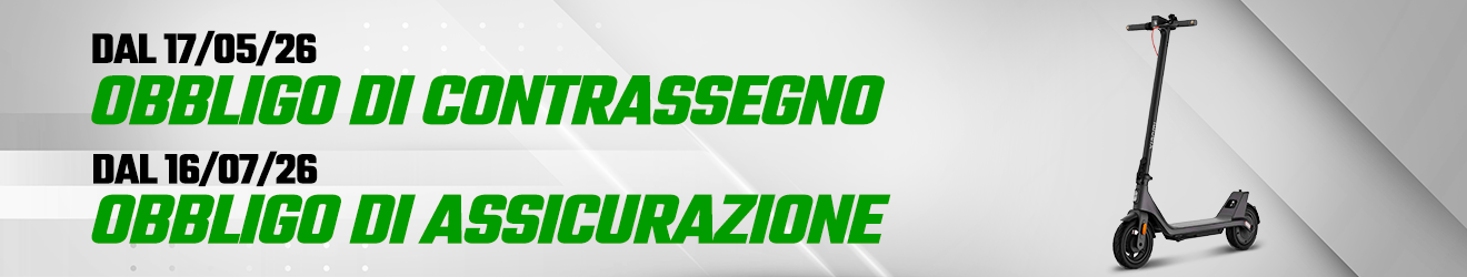 Contrassegno e Assicurazione monopattino