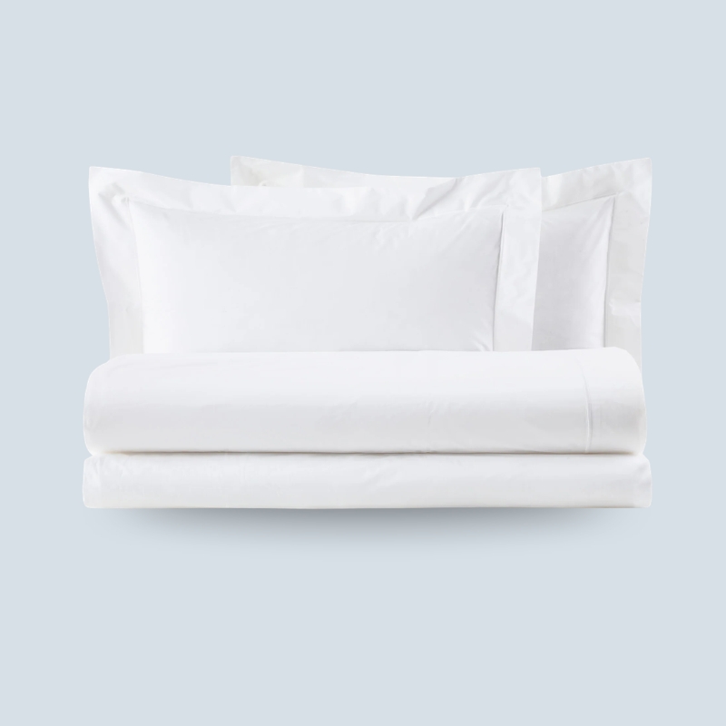 Completo letto in percalle 80 fili NK 200tc