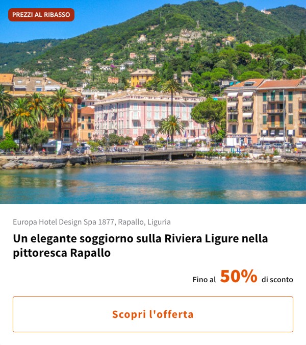 Un elegante soggiorno sulla Riviera Ligure nella pittoresca Rapallo