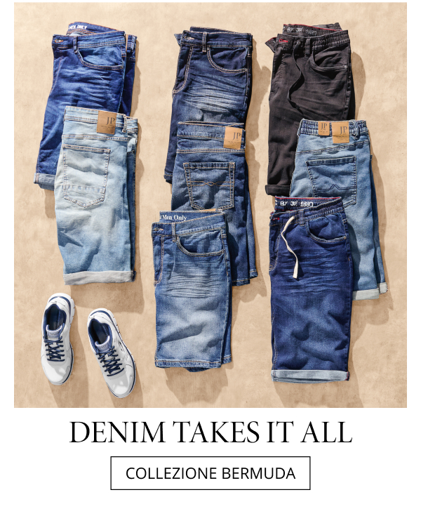 Denim-Bermuda