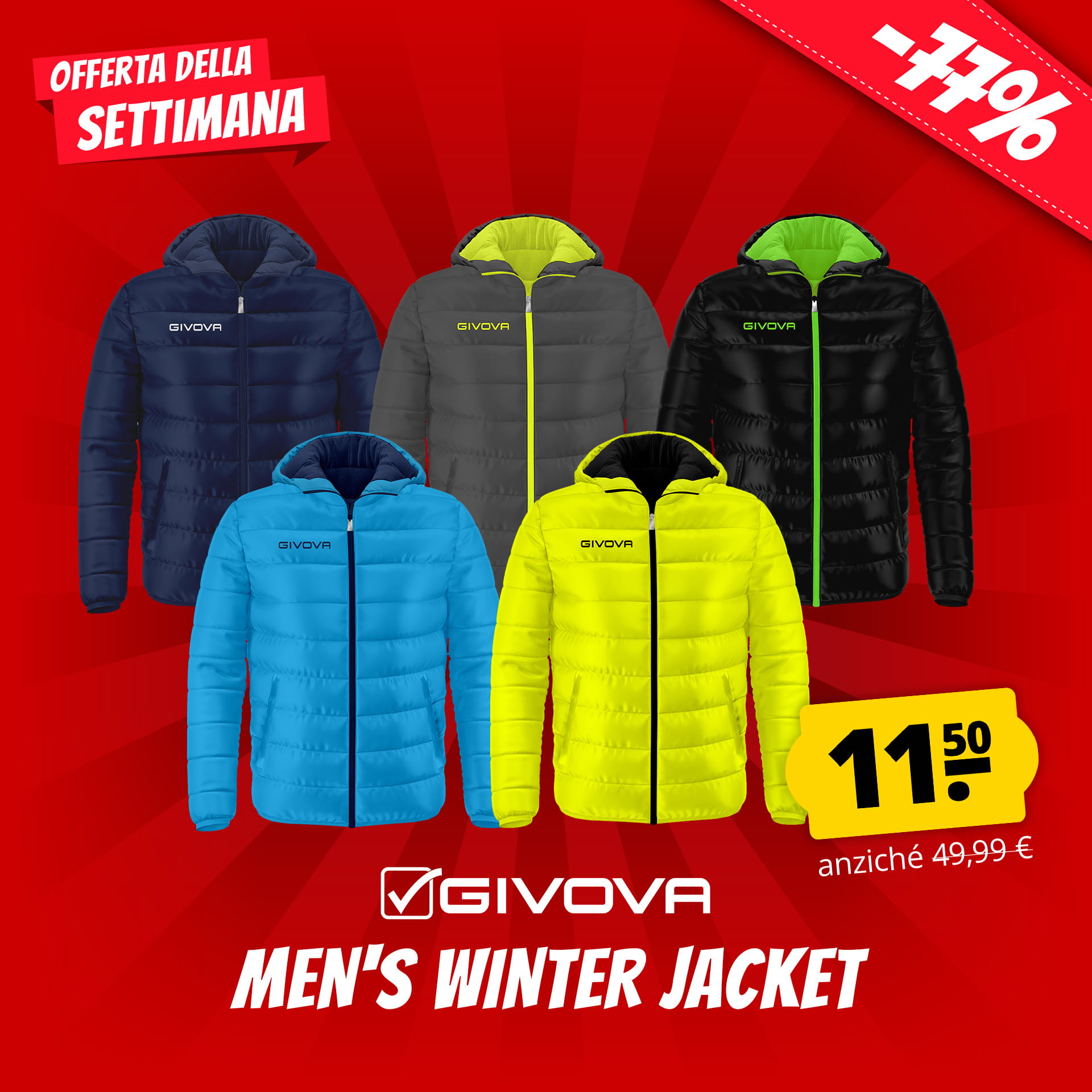 givova olanda giacca