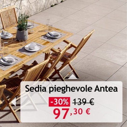 Sedia pieghevole Antea 97,30 &euro;