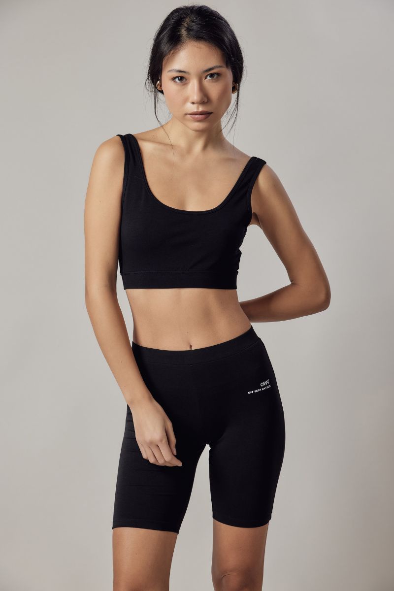 Set Active Biker + Top Sportivo Nero