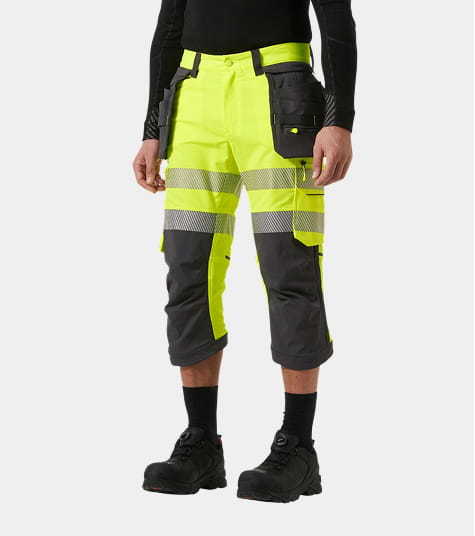 ICU BRZ Hi Vis Construction Pirate Trousers Class 1