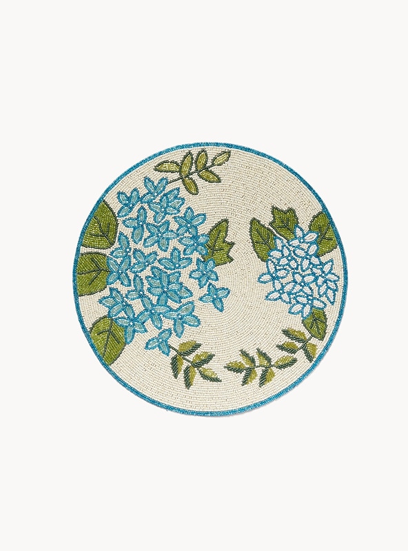 Tovaglietta fatta a mano con perline in vetro