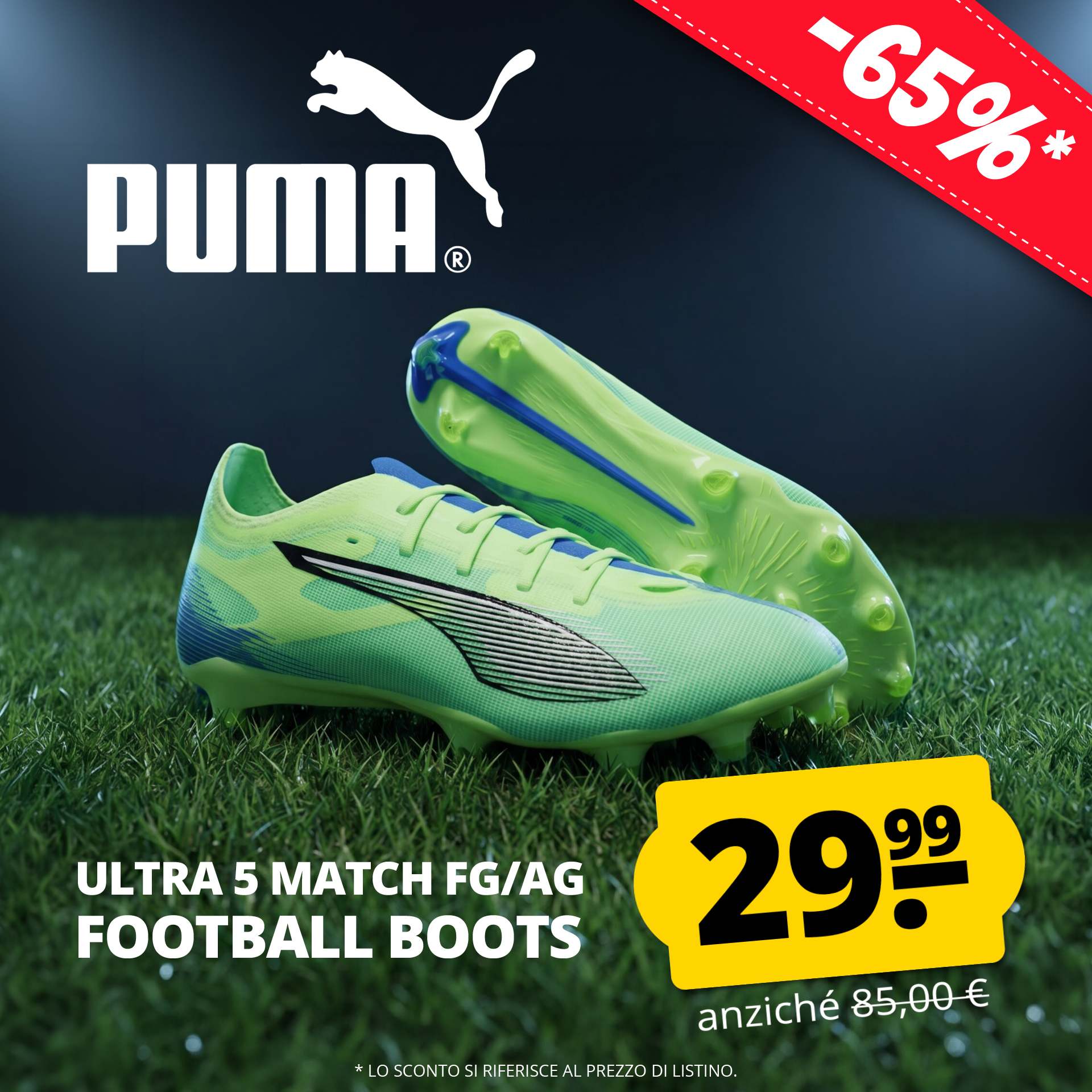 puma ultra 5 match fg/ag uomo scarpe da calcio