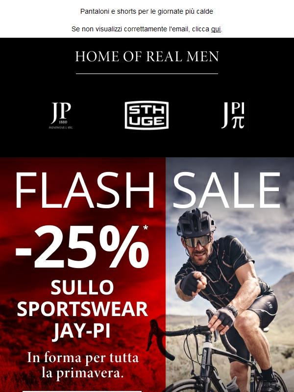 -25% sullo sportswear JAY-PI 💪 In forma per tutta la primavera.