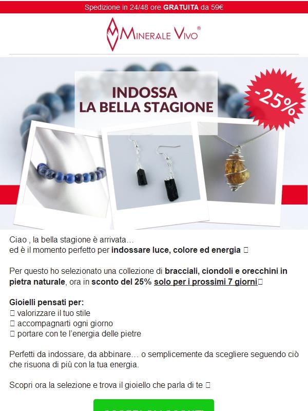 La bella stagione si indossa: -30% sui gioielli 💎