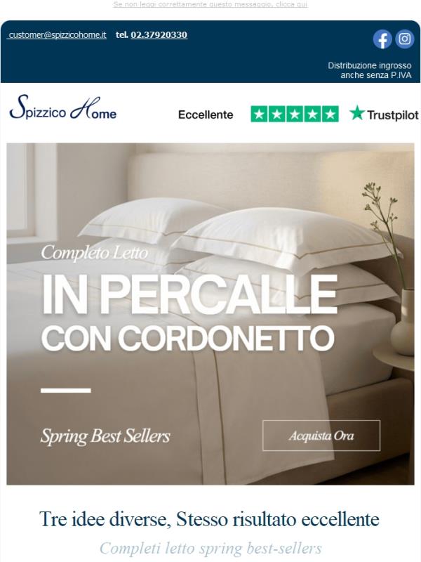 3 Idee per il tuo completo letto 💙 Scoprile ora