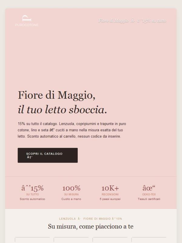 Tutto in Sconto del 15%! Scade a Mezzanotte.