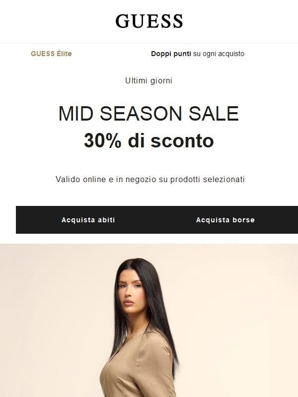 Ultimi giorni | Mid Season Sale -30%