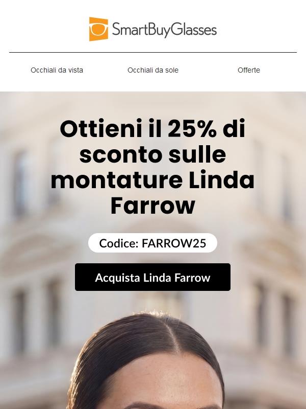 Linda Farrow — ora in saldo