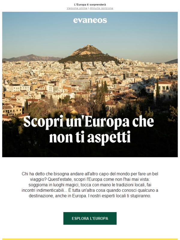 Viaggia senza andare tanto lontano