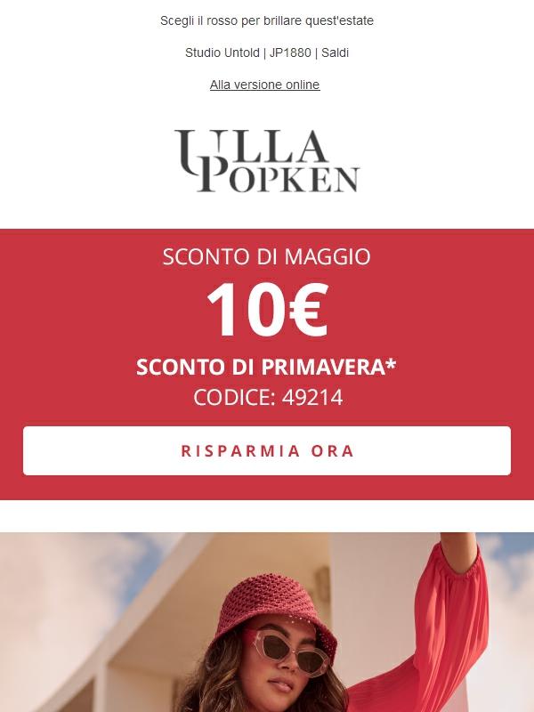 Il rosso ti dona! Acquista ora e risparmia 10 € 🎁