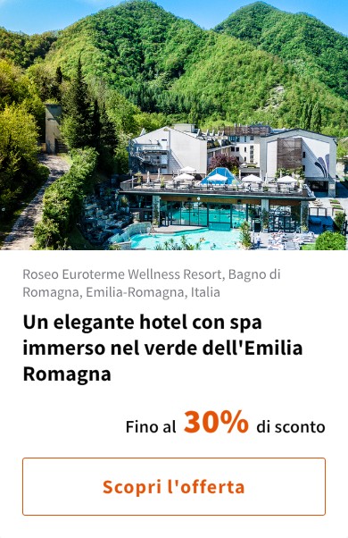 Un elegante hotel con spa immerso nel verde dell'Emilia Romagna