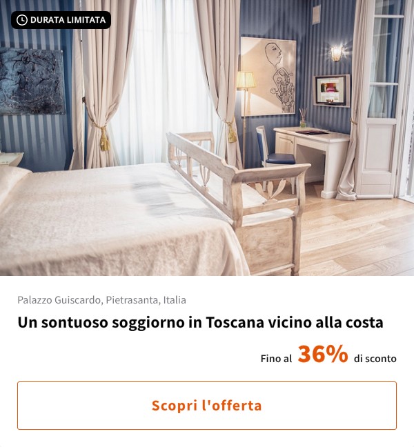 Un sontuoso soggiorno in Toscana vicino alla costa