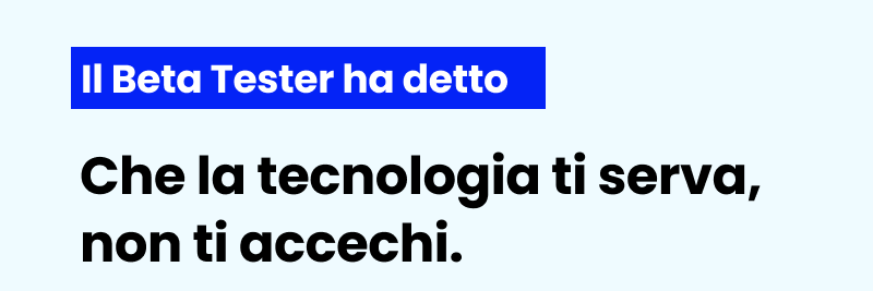 Recensione di un beta tester su Aquasense X