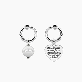 Collana GEMELLI DIVERSI  con ciondoli MAMMA SEI SPECIALE e...