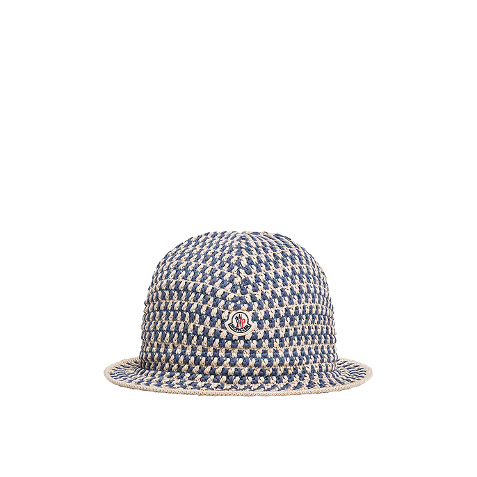 Cappello bucket in misto cotone all’uncinetto
