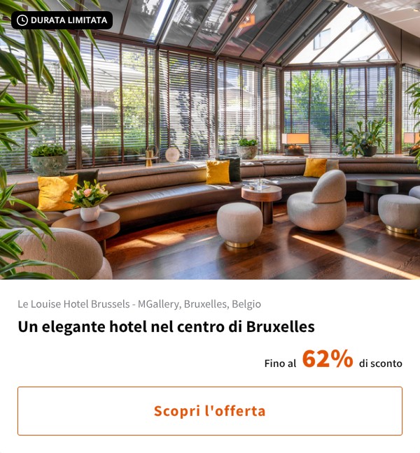 Un elegante hotel nel centro di Bruxelles