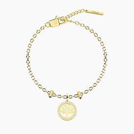 Bracciale ALBA  con ciondolo ALBERO DELLA VITA