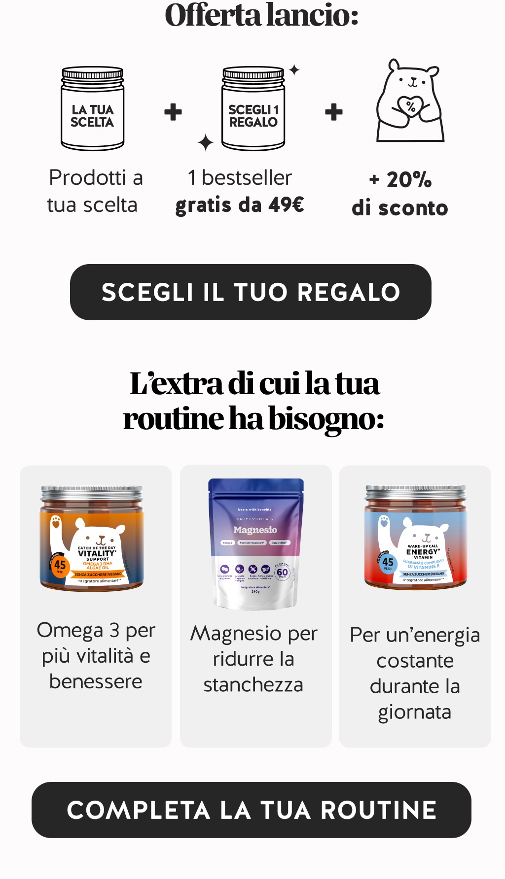 RISPARMIA IL 20% SU TUTTO