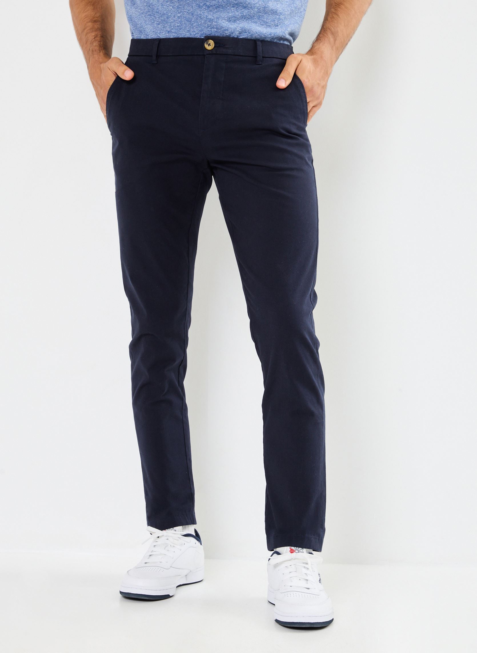 Marvin&Co Pantalons chino PASCAL homme bleu