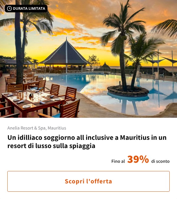 Un idilliaco soggiorno all inclusive a Mauritius in un resort di lusso sulla spiaggia