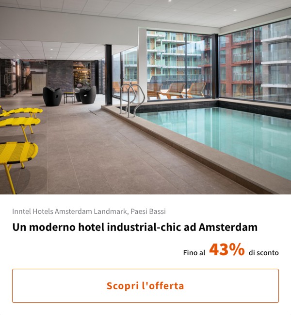 Un moderno hotel industrial-chic ad Amsterdam