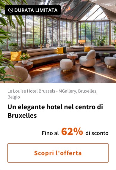 Un elegante hotel nel centro di Bruxelles